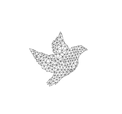 Logotyp, islands of peace duva maja säfström 
