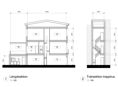 sektion arkitekt ritning uppmätning tvärsektion arkitekt