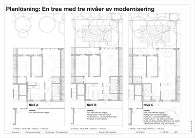 modernisering lägenhet fastighet frvaldning skiss arkitekt planlösning alternativ