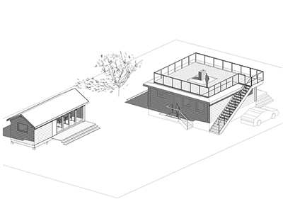 takterrass bygglov axo 3d arkitekt arkitekturfabriken