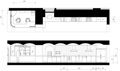 hyresgästanpassning ombyggnad källare vandrarhem bygglov hostel arkitekt stockholm arkitekturfabriken planlösning pentry