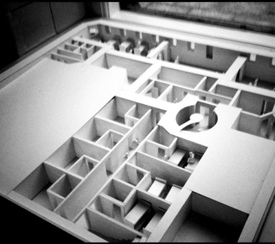 hyresgästanpassning ombyggnad källare hyresgästanpassning ombyggnad källare vandrarhem bygglov hostel arkitekt stockholm arkitekturfabriken  modell